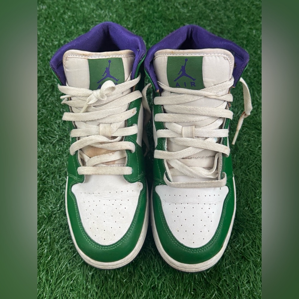 Jordan Youth Air Jordan 1 Mid (GS) 554725 300 Hulk - Size 7Y